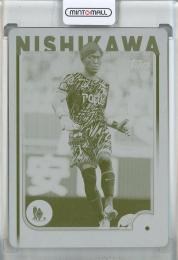 2025 Topps J League Flagship 西川 周作 Yellow Printing Plate【1/1】 浦和レッズ