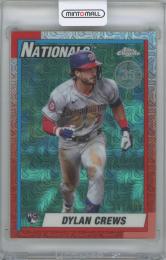 2025 TOPPS '90 Topps Silver Pack Chrome Aqua Refractors / DYLAN CREWS(Washington Nationals) 【147/199】