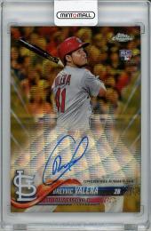 2018 TOPPS Chrome Breyvic Valera (オリックス) Autograph (RC)【41/50 Jersey No.】