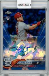 【表面微スレあり】2018 TOPPS Chrome Sapphire Edition Harrison Bader Autograph (RC)