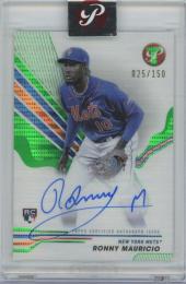 2024 TOPPS Pristine Autographs Green Pristine Refractors / RONNY MAURICIO(New York Mets) 【025/150】