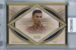 2022-23 Futera Unique  Cristiano Ronaldo Eminence Memorabilia 23KT Gold Framed 09/15