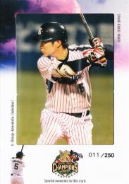 2015 プロデュース216 Number 第2回ファンが選ぶ ヤクルトスワローズ 川端慎吾 フォトカード 250枚限定 /229