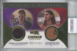 2022 CZX Crisis on Infinite Earth Danielle Panabaker/Carlos Valdes  Dual Relics #DM16【087/225】