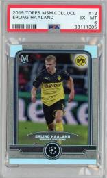 2019-20 Topps Museum Collection UEFA Champions League Borussia Dortmund Erling Haaland Base (PSA 6) (RC)