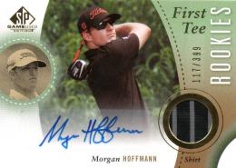 2014 UPPER DECK SP Game Used Golf  Morgan Hoffmann Autograph & Tournament Used Memorabilia 117/399
