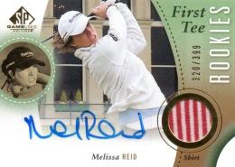 2014 UPPER DECK SP Game Used Golf  Melissa Reid Autograph & Tournament Used Memorabilia 320/399