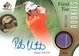 2014 UPPER DECK SP Game Used Golf  Peter Uihlein Autograph & Tournament Used Memorabilia 002/399