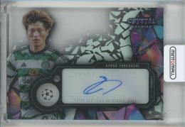 2023-24 Topps Crystal Premium UEFA Champions League Kyogo Furuhashi Crystal Autographs #CAKF Celtic FC