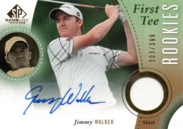 2014 UPPER DECK SP Game Used Golf  Jimmy Walker Autograph & Tournament Used Memorabilia 303/399