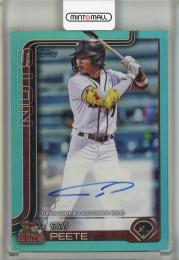2025 Topps Pro Debut Tai Peete Autographs Aqua Foil #PD2【61/75】 Seattle Mariners