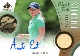 2014 UPPER DECK SP Game Used Golf  Austin Ernst Autograph & Tournament Used Memorabilia 013/199