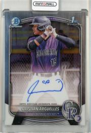 2025 Bowman Chrome Cristian Arguelles Prospect Autographs #CPACAR Colorado Rockies