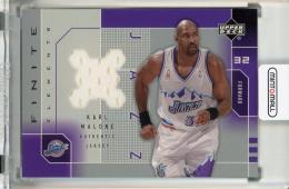 2002-03 Upper Deck Finite Karl Malone Elements Jerseys #KMJ