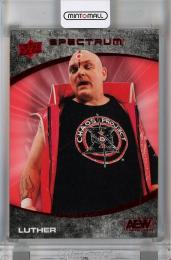 2021 Upper Deck AEW Spectrum  Luther Red #73 38/50