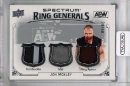 2021 Upper Deck AEW Spectrum  Jon Moxley Ring Generals Relics #RL12 30/50