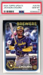 2024 Topps Update Jackson Chourio Base【PSA10】《Gem-MINT》 Milwaukee Brewers