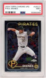 2024 Topps Chrome Update Paul Skenes Base【PSA9】 Pittsburgh Pirates