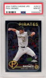 2024 Topps Chrome Update Paul Skenes Base【PSA10】《Gem-MINT》 Pittsburgh Pirates