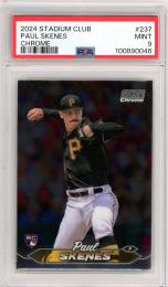 2024 Topps Stadium Club Paul Skenes Chrome【PSA9】 Pittsburgh Pirates