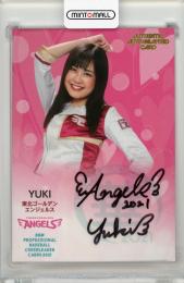 2021 BBM チアリーダーカード -華- 直筆サインカード (東北ゴールデンエンジェルス) YUKI 56/90