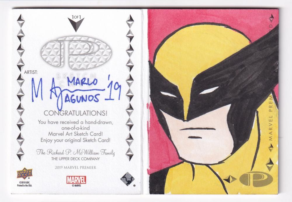 ミントモール / MINT 新宿店 / 2019 UPPER DECK Marvel Premier Sketch Booklet Marlo  Agunos