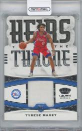 2020-21 PANINI Crown Royale Heirs to the Throne Materials / TYRESE MAXEY(Philadelphia 76ers)
