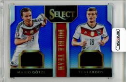 2015-16 PANINI Select Mario Gotze/Toni Kroos Double Team Memorabilia Blue #DTGK【34/99】 Germany