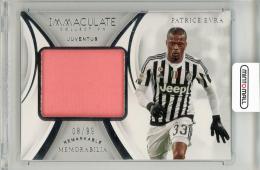 2018-19 PANINI Immaculate Collection Patrice Evra Remarkable Memorabilia #37【08/99】 Juventus