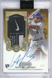 2023 TOPPS DYNASTY FRANCISCO ALVAREZ LANDRY TAG AUTOGRAPH CARD【1/1】 NEW YORK METS