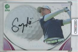 EPOCH 2020 JLPGA 日本女子プロゴルフ協会 オフィシャルカード サランポーン・ランクンガセットリン 直筆サインカード【16/20】