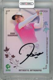 2025 EPOCH JLPGA TOP PLAYERS 仲村果乃 直筆サインカード【054/129】