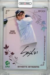2025 EPOCH JLPGA TOP PLAYERS 藤田さいき 直筆サインカード【11/50】
