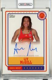 2024 Topps Chrome McDonald's All American Liv McGill Event Autographs #EAAM