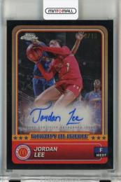 2024 Topps Chrome McDonald's All American Jordan Lee Action Shot Autographs Black Refractors #18【10/10】