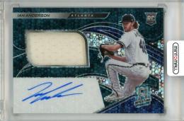2021 PANINI Spectra Baseball Ian Anderson Spectra Rookie Jersey Autograph Neon Blue 99枚限定 /33