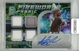 2021 PANINI Spectra Baseball Fernando Tatis Jr. Fireworks Fabric Signature Splatter 8枚限定 /5