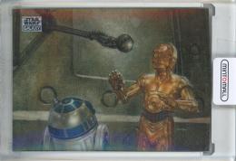 2025 Topps Star Wars Hyperspace  Mojo Refractors #47 I Don't Think They're Going to Let Us In【36/50】