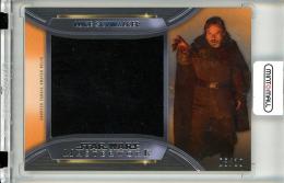 2021 TOPPS STAR WARS MASTERWORK TRADING CARDS  Luke Skywalker Jumbo Sourced fablic Costume Relic Set 8/10