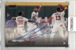2023 TOPPS Stadium Club Michael Harris II Autographs Black Foil #SCBAMH【23/25】 Atlanta Braves