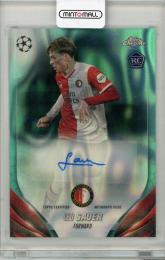 2024 TOPPS UEFA CHAMPIONSS LEAGUE Leo Sauer AUTO Feyenoord