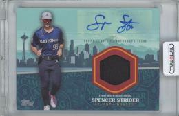 2023 TOPPS Update All-Star Stitches Autograph Relics Red / SPENCER STRIDER(Atlanta Braves) 【01/10】