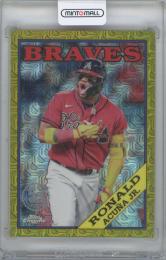 2023 TOPPS Update '88 Topps Silver Pack Chrome Gold Refractors / RONALD ACUNA Jr.(Atlanta Braves) 【17/50】