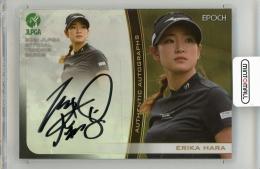 2021 EPOCH JLPGA 日本女子プロゴルフ オーセンティックオートグラフカード /直筆サインカード (パラレル版) / 原英莉花 【16/30】