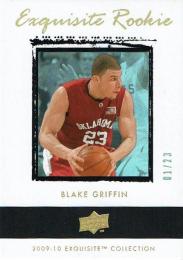 2009-10 Exquisite Collection  Blake Griffin #43 RC Parallel 1st Number 1/23