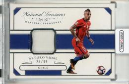2018 Panini National Treasures Arturo Vidal Material Treasures #6【26/99】