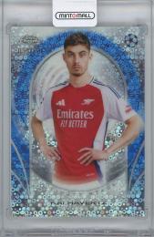 2024-25 TOPPS Chrome UEFA Club Competitions Ultimate Stage Blue Refractors / KAI HAVERTZ(Arsenal) 【059/150】