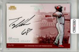 2024 EPOCH 広島東洋カープ PREMIER EDITION テイラー・ハーン 直筆サインカード ホログラム【3/5】