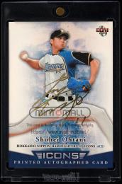 2015 BBM ICONS PA04 大谷翔平 金箔サインカード【056/100】  (MSV#1912)