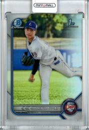 2022 Topps NPB  Bowman 埼玉西武 菅井信也 Base, Chrome Refractor